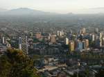 Santiago de Chile, Blick zu den Kordillieren vom Ausflugsziel San Cristobal   aufgenommen: 07.10.2005 