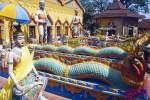 Wat Chaiya Mangalaram Thai Buddhist Temple in Georgetown auf der Insel Penang.