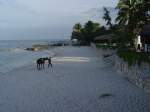 Abendstimmung am Strand von Hua Hin am 22.09.2006.