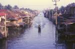 Khlong Damnoen Saduak in Ratchaburi, Thailand.