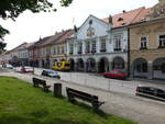 Trhov Sviny, Rathaus am Hauptplatz Zizkovo Namesti (27.05.2019)