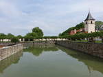 Netolice, Schlokirche im Schlopark Kratochvile, erbaut im 16.