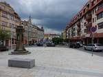 Tabor, Gebude und Brunnen am Namesti F.