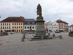 Tabor, Jan Zizka Denkmal am Hauptplatz Zizkovo Namesti (27.05.2019)