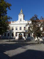 Blansko / Blanz, Rathaus am Hauptplatz Svobody Namesti (01.08.2020)