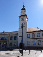 Boskovice / Boskowitz, Rathaus am Masarykovo Namesti, erbaut im 17.