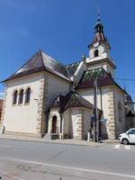 Lanzhot/ Landshut in Mhren, Pfarrkirche Kreuzerhhung, erbaut von 1892 bis 1893 nach einem Entwurf von Karl Weinbrenner (31.05.2019)