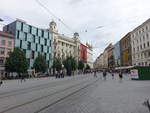 Brno/ Brnn, Gebude am Hauptplatz Namesti Svobody (30.05.2019)