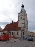 Ivancice/ Eibenschtz, Pfarrkirche Maria Himmelfahrt, erbaut im 13.