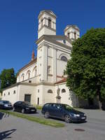 Bucovice/ Butschowitz, barocke Maria Himmelfahrt Kirche, erbaut von 1637 bis 1641 (31.05.2019)