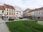 Znojmo, Gebude am Platz Velka Michalska Namesti (29.05.2019)