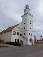 Olbramovice/ Wolframitz, Rathaus, erbaut im 16.