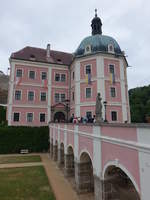Becov nad Teplou / Petschau, Schloss, erbaut bis 1753 durch Johann Adam Questenberg (07.07.2019)