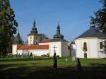 Eger (Cheb), ca.5Km vor der Stadt steht die katholische Wallfahrtskirche Maria Loreto seit 1664, durch deutsche Initiative und Finanzierung wurde die vllig verwahrloste Anlage seit 1992 wieder