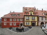 Platz an der Rückseite der Egerer Burg in Cheb am 21.