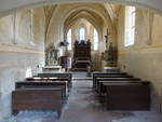 Gotischer Innenraum der Burgkapelle St.