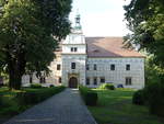 Doudleby nad Orlici / Daudleb an der Adler, Renaissance Schloss, erbaut von 1585 bis 1590 durch Nikolaus von Bubna (30.06.2020)