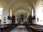 Doksy / Hirschberg am See, Innenraum der Pfarrkirche St.