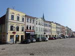 Frydek-Mistek, historische Gebude am Zamecke Namesti (31.08.2019)