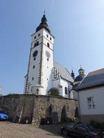 Pribor / Freiberg in Mhren, Pfarrkirche Maria Geburt, erbaut im 14.
