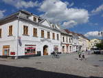 Bruntal / Freudenthal, historische Gebude am Namesti Miru (01.07.2020)