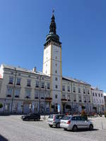 Litovel / Littau, Rathaus von 1557 am Namesti Premysla Otakara (01.08.2020)