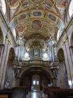 Svaty Kopecek / Heiligenberg, Orgelempore in der Basilika Maria Heimsuchung (03.08.2020)