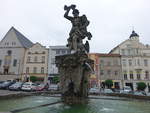 Olomouc / Ölmütz, Juptierbrunnen von Wenzel Render Niederring Dolni Namesti, erbaut 1707 (03.08.2020)