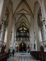 Olomouc / Ölmütz, Orgelempore in der Kathedrale St.