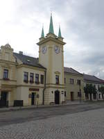 Drevohostice / Drewohostitz, Renaissance Rathaus von 1521 (03.08.2020)
