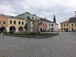 Prerov / Prerau, Denkmal am Oberen Ring / Horni Namesti (03.08.2020)