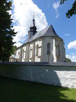 Bratrusov / Brattersdorf, Allerheiligenkirche, erbaut ab 1603 (30.06.2020)