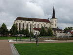 Litomysl / Leitomischl, Pfarrkirche der Heiligen Kreuzerhhung, erbaut von 1356 bis 1378 (29.06.2020)