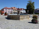 Jevicko / Gewitsch, Kasna Brunnen am Palackeho Namesti (01.08.2020)