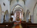 Nepomuk/ Pumuk, gotischer Innenraum der Pfarrkirche St.