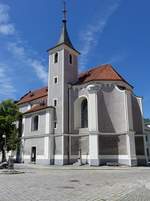 Domazlice/ Taus, Augustinerkirche Maria Himmelfahrt, erbaut ab 1265 (02.06.2019)