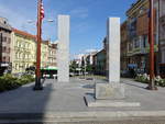 Pilsen, Befreiungsdenkmal der US-Armee am Americka Platz (26.06.2020)