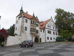 Benesov nad Ploucnici / Bensen, Unteres Schlo, erbaut von 1540 bis 1544 (27.09.2019)