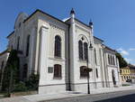 Louny / Laun, Synagoge in der Hilbertova Strae, erbaut 1871, heute Archiv (27.06.2020)