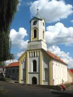 Katholische Kirche in Hrob (ehemals kniglich freie Bergstadt Klostergrab im bhmischen Erzgebirge), Okres Teplice (Bad Teplitz-Schnau) /Nord-Bhmen; 25.08.2007  