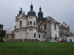 Osek/ Ossegg, Abteikirche Maria Himmelfahrt, erbaut von 1712 bis 1718 (27.09.2019)