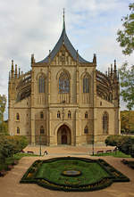 Der Dom der heiligen Barbara in Kutná Hora teilt das Los vieler großer Sakralbauten: Die sehr lange Bauzeit, die sich von 1388 bis 1905 erstreckte.