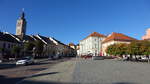 Kutna Hora / Kuttenberg, historische Gebude am Palackeho Namesti (30.09.2019)