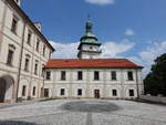 Benatky nad Jizerou / Benatek, Renaissance Schloß und Maria Verkündigung Kirche, Schloß erbaut bis 1526 (28.06.2020)
