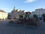 Kolin, historisches Rathaus am Karlovo Namesti (30.09.2019)