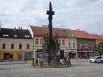 Rakovnik / Rakonitz, Pestsule am Husovo Namesti (27.06.2020)