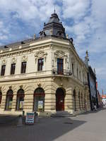 Rakovnik / Rakonitz, Gebude der Post am Husovo Namesti (27.06.2020)