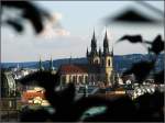 Blick auf die Teynkirche.