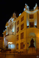 Das Neue Rathaus wurde in den Jahren 1908 bis 1911 im Jugendstil erbaut.