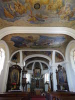 Dobris/ Doberschisch, Innenraum der Kirche hl.